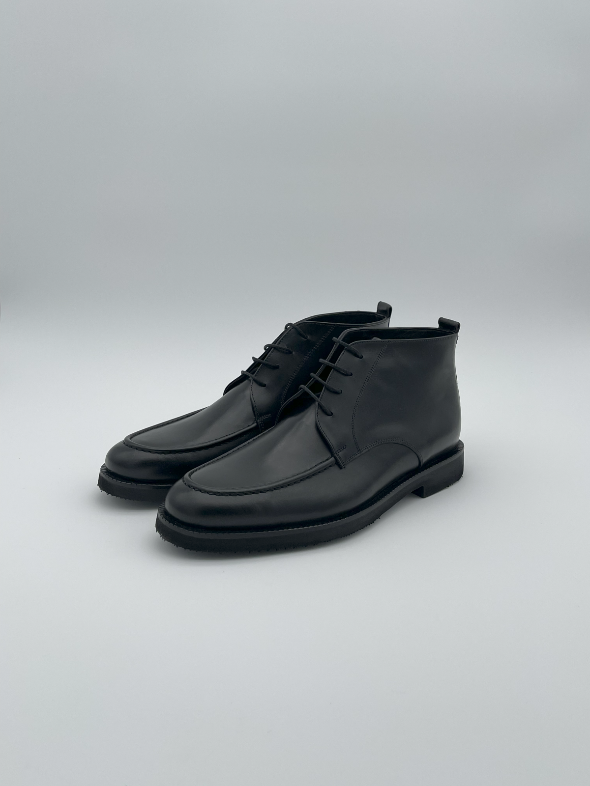 Leather ankle boots