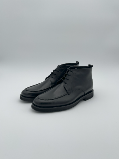 Leather ankle boots